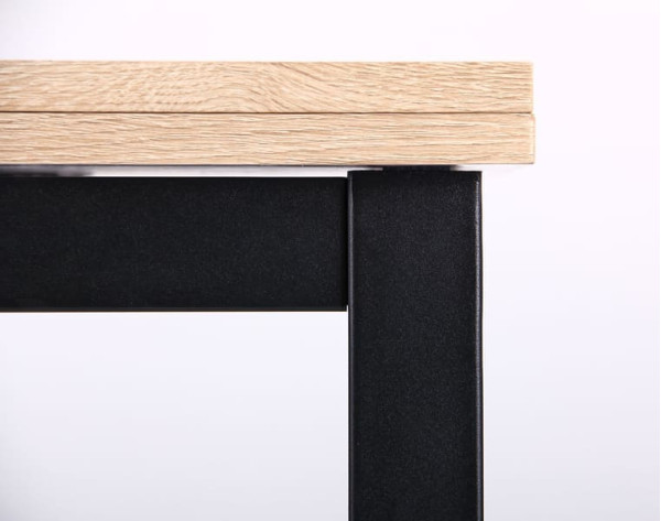 Розкладний обідній стіл AMF Кадіс Чорний Дуб Сонома-11