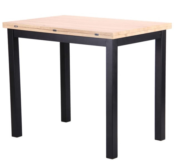 Розкладний обідній стіл AMF Кадіс Чорний Дуб Сонома-4