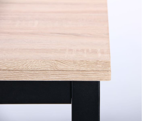 Розкладний обідній стіл AMF Кадіс Чорний Дуб Сонома-7