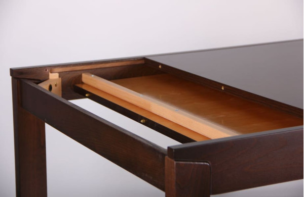 Розкладний обідній стіл AMF Мілтон Горіх темний-13