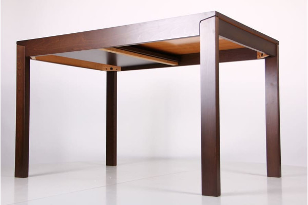 Розкладний обідній стіл AMF Мілтон Горіх темний-5