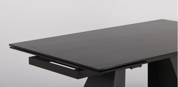 Розкладний обідній стіл AMF Oscar basalt/сeramics Emperadoro gold-10
