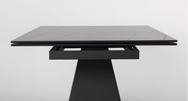 Розкладний обідній стіл AMF Oscar basalt/сeramics Emperadoro gold-11