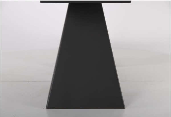 Розкладний обідній стіл AMF Oscar basalt/сeramics Emperadoro gold-16