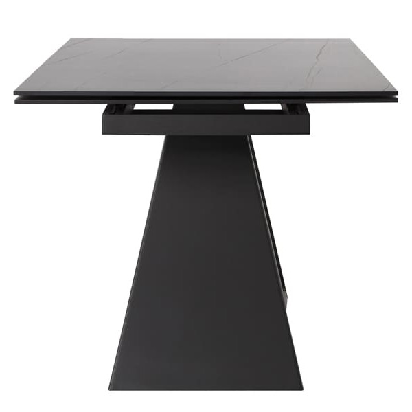 Розкладний обідній стіл AMF Oscar basalt/сeramics Emperadoro gold-3