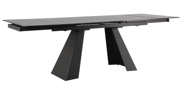 Розкладний обідній стіл AMF Oscar basalt/сeramics Emperadoro gold-5