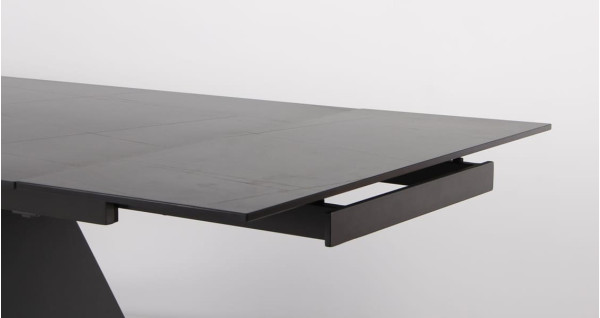 Розкладний обідній стіл AMF Oscar basalt/сeramics Emperadoro gold-7