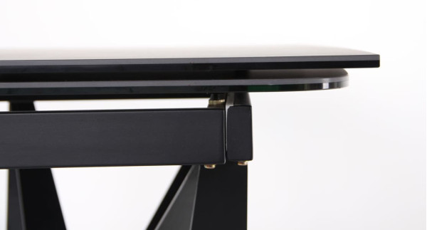 Розкладний обідній стіл AMF Vincent black/сeramics Calacatta nero-11