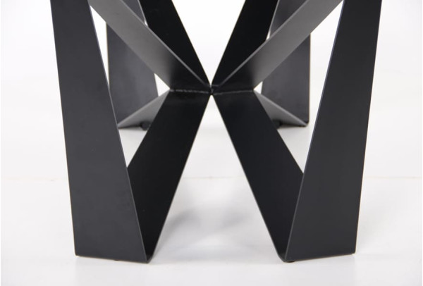 Розкладний обідній стіл AMF Vincent black/сeramics Calacatta nero-18