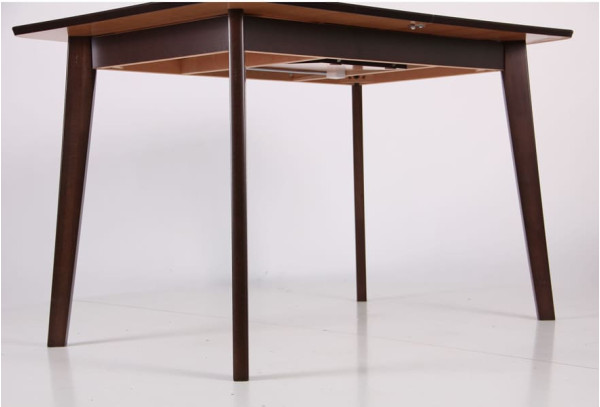 Розкладний обідній стіл AMF Віндзор Горіх Темний-12