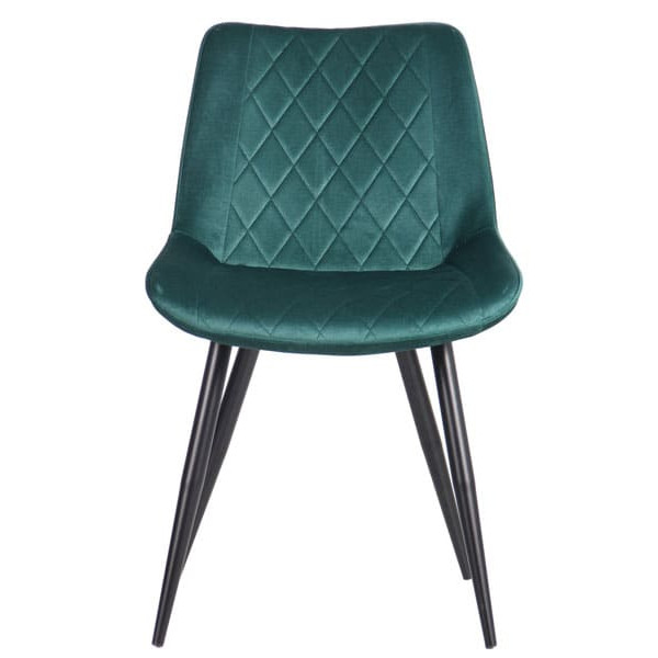 Стул AMF Betty Вlack-amazon green ткань-2