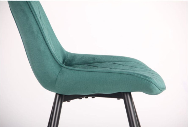 Стул AMF Betty Вlack-amazon green ткань-6
