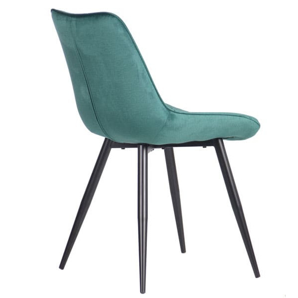 Стул AMF Betty Вlack-amazon green ткань-4