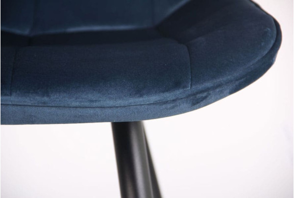 Стул AMF Bree Вlack-dark sapphire ткань-8