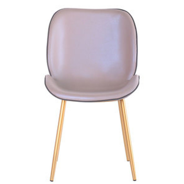 Стул AMF Doris Gold- creamy white экокожа-3