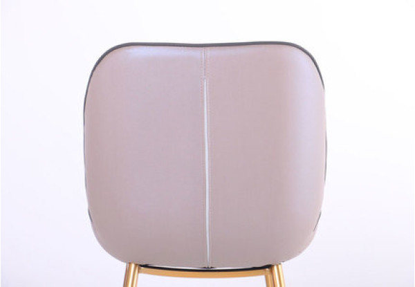 Стул AMF Doris Gold- creamy white экокожа-5