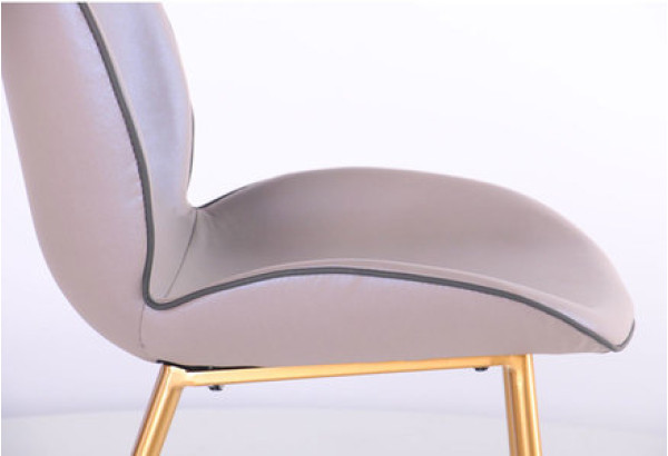 Стул AMF Doris Gold- creamy white экокожа-10