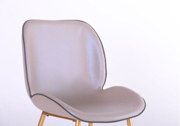 Стул AMF Doris Gold- creamy white экокожа-11