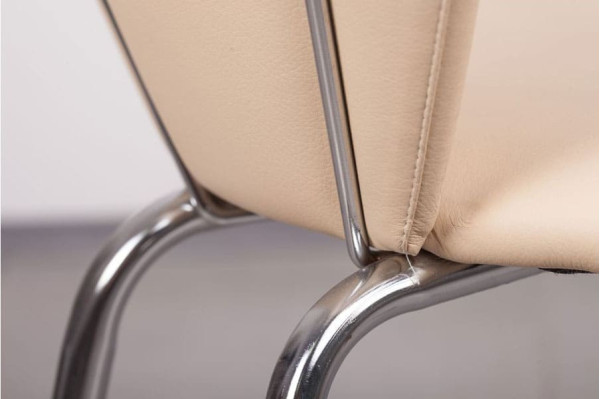 Стул AMF Таня хром Неаполь N-17 бук Экокожа-6