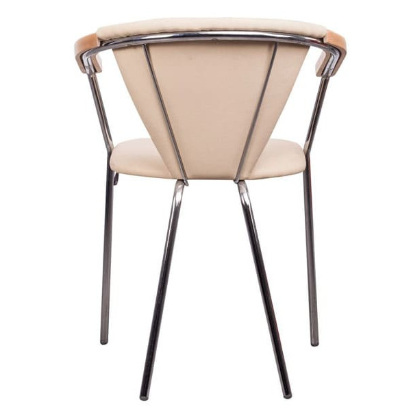 Стул AMF Таня хром Неаполь N-17 бук Экокожа-3