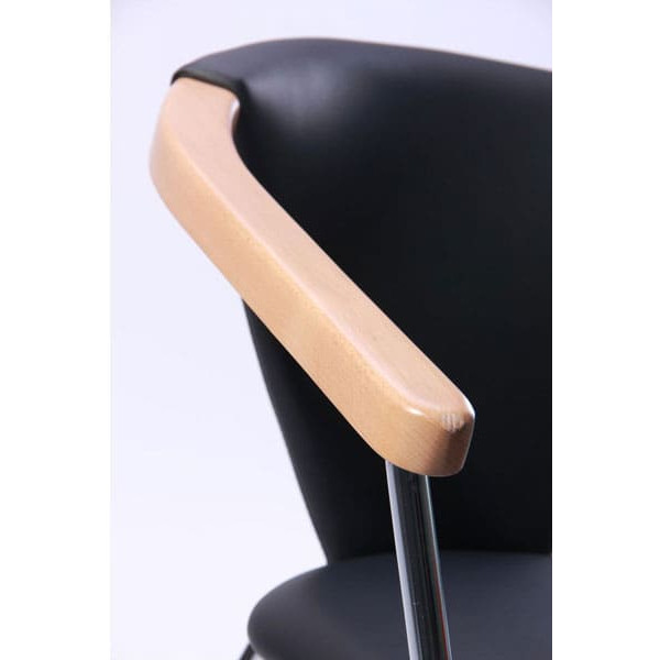 Стул AMF Таня Хром Неаполь N-20 Бук Экокожа-7