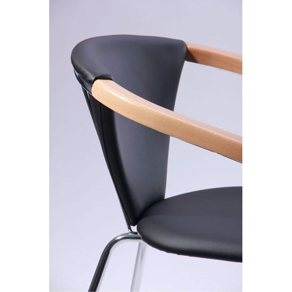 Стул AMF Таня Хром Неаполь N-20 Бук Экокожа-6