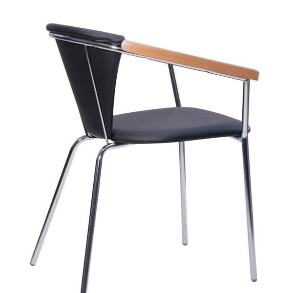 Стул AMF Таня Хром Неаполь N-20 Бук Экокожа-2