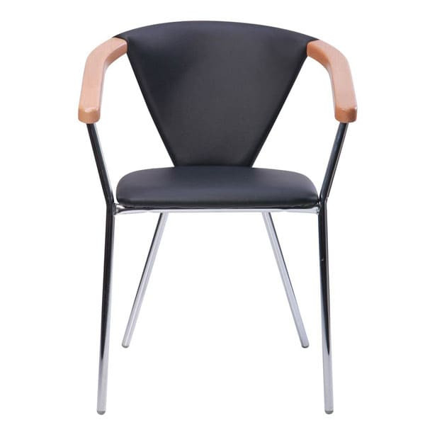 Стул AMF Таня Хром Неаполь N-20 Бук Экокожа-1