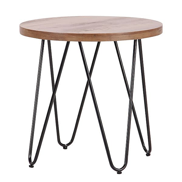 Стіл журнальний AMF Arizona Чорний/МДФ Дуб шервуд-0