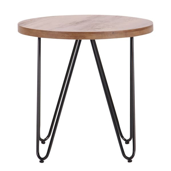 Стіл журнальний AMF Arizona Чорний/МДФ Дуб шервуд-1