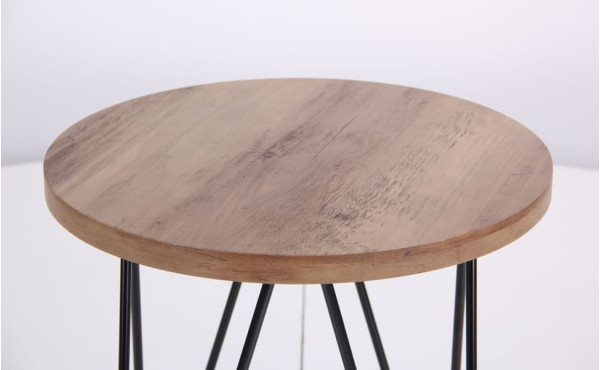 Стіл журнальний AMF Arizona Чорний/МДФ Дуб шервуд-3