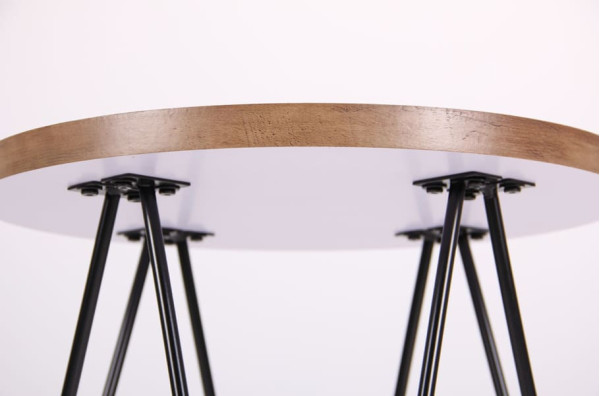 Стіл журнальний AMF Arizona Чорний/МДФ Дуб шервуд-4