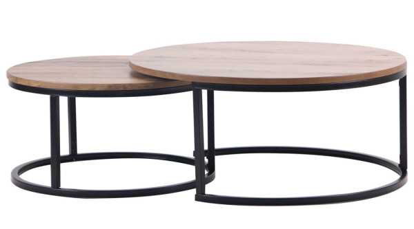 Стіл журнальний AMF Colorado-1 Чорний/МДФ Дуб шервуд-11