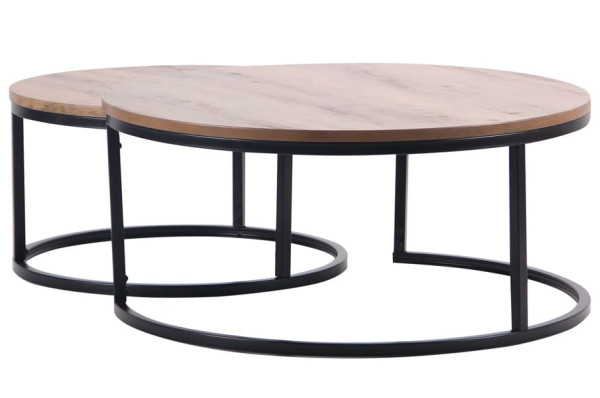 Стіл журнальний AMF Colorado-1 Чорний/МДФ Дуб шервуд-12