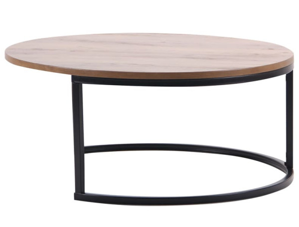 Стіл журнальний AMF Colorado-1 Чорний/МДФ Дуб шервуд-2