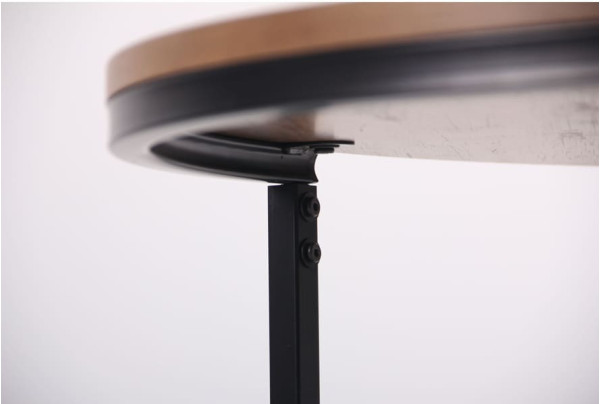 Стіл журнальний AMF Colorado-1 Чорний/МДФ Дуб шервуд-7