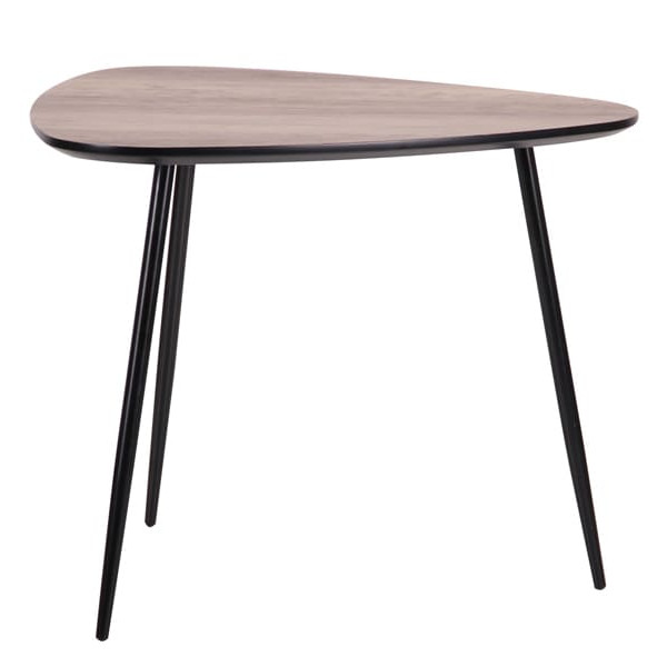 Стол журнальный AMF Kentucky-1 Черный/МДФ Дуб шервуд-1