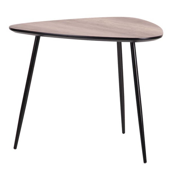 Стол журнальный AMF Kentucky-1 Черный/МДФ Дуб шервуд-4