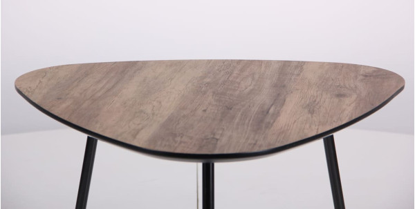 Стол журнальный AMF Kentucky-1 Черный/МДФ Дуб шервуд-5