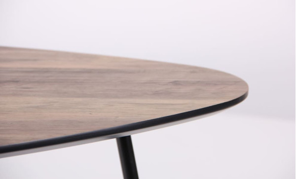 Стол журнальный AMF Kentucky-1 Черный/МДФ Дуб шервуд-7