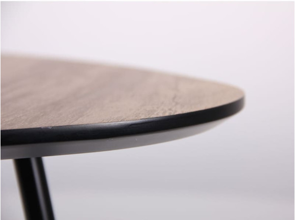 Стол журнальный AMF Kentucky-1 Черный/МДФ Дуб шервуд-8