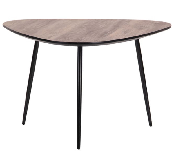 Стіл журнальний AMF Kentucky-2 Чорний/МДФ Дуб шервуд-0