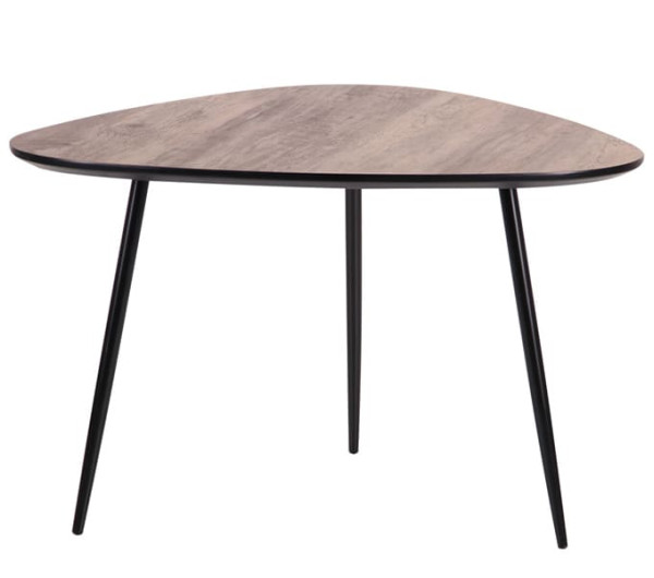 Стіл журнальний AMF Kentucky-2 Чорний/МДФ Дуб шервуд-2