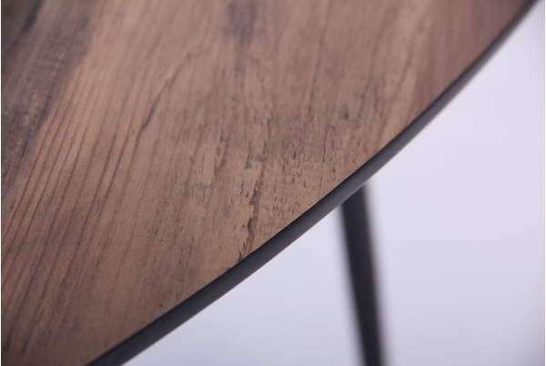 Стіл журнальний AMF Kentucky-2 Чорний/МДФ Дуб шервуд-5