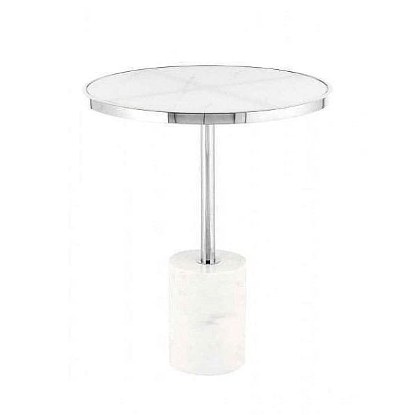 Кофейный cтол Arhome Nani SM525 Silver / White Кофейный cтол Arhome Nani SM525 Silver / White-0