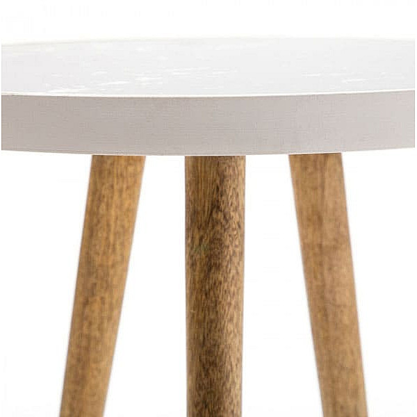 Кавовий стіл Arhome Madison SM160 White / Natural-1