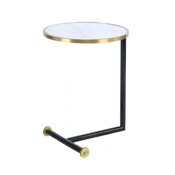 Кавовий стіл Arhome Otto SM210 Gold / White-0