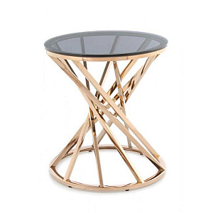 Кофейный cтол Arhome Favor SM125 Grey / Pinkgold