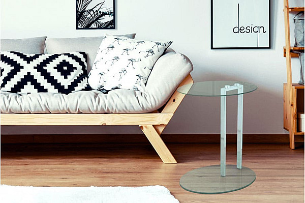 Кофейный cтол Arhome Mark SM175 Transparent / Chrom Кофейный cтол Arhome Mark SM175 Transparent / Chrom-2