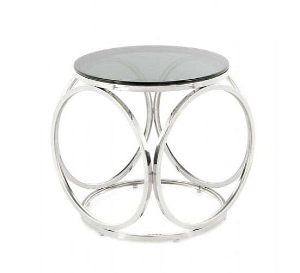 Кофейный cтол Arhome Kurt SM125 Black / Silver Кофейный cтол Arhome Kurt SM125 Black / Silver-0